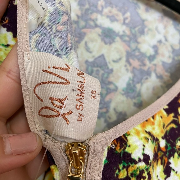 Anthropologie floral jersey midi dress β¨ππ - Picture 6 of 9